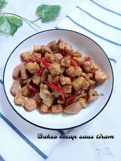 Foto resep Bakso kecap saus tiram