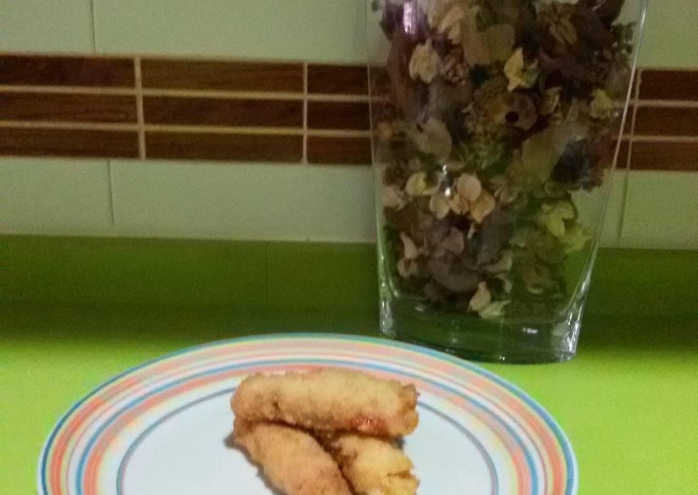 Flamenquines de lomo con manzana con thermomix