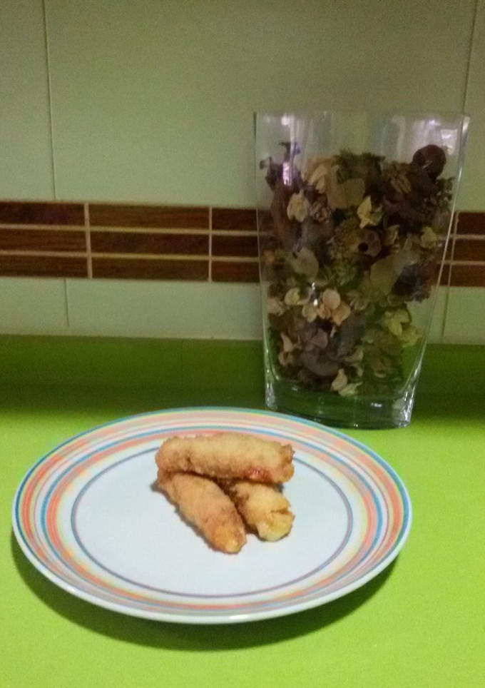 Una foto de Flamenquines de lomo con manzana con thermomix