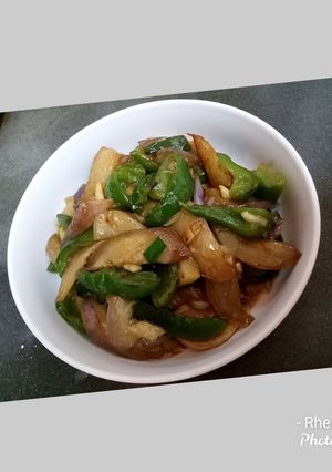 Foto resep Tumis terong paprika