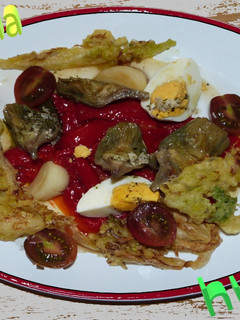 Una foto de Ensalada de la huerta