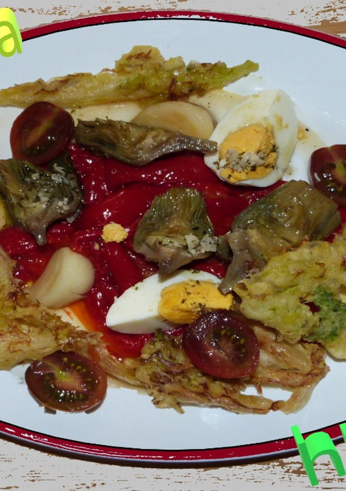 Una foto de Ensalada de la huerta