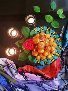 عکسی از دستور لگیمات (شیرینی عربی)