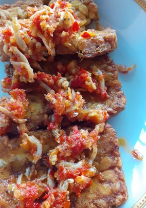 Foto resep Tempe penyet sambal teri