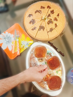 عکسی از دستور کیک کشمشی پرتقالی