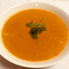 A picture of Cumin Spiced Carrot Soup.