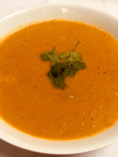 A picture of Cumin Spiced Carrot Soup.