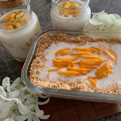 A picture of Mango crumble😋.