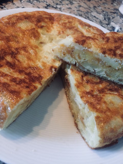 Una foto de Tortilla de patatas sin cebolla