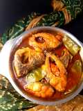 শিম আলু টমেটো দিয়ে নলা মাছের তরকারি