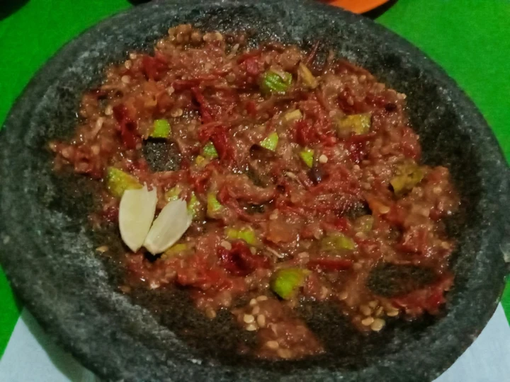 Easy Way Prepare Sambel Pete the So Delicious Makes you drool