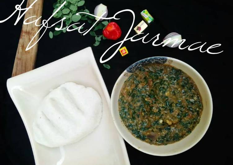 Step-by-Step Guide to Prepare Perfect Shallow rice(tuwon shinkafa) with moringa soup