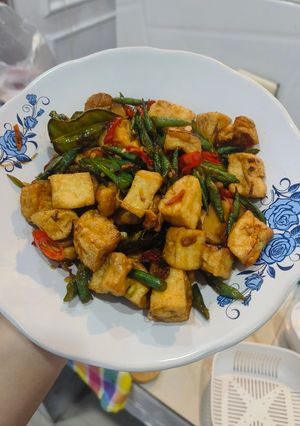 Foto resep Tumis Tahu & Kacang Panjang