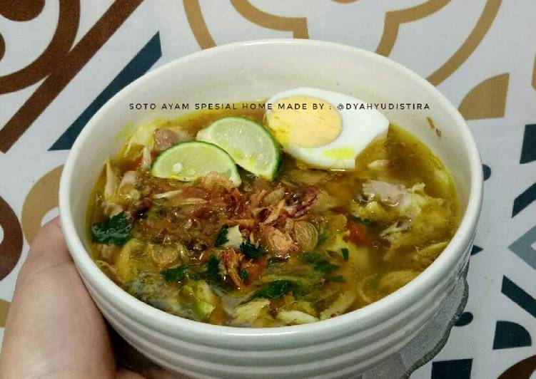 Cara Gampang Menyiapkan Soto Ayam Spesial home made by : @dyahyudistira, Bikin Ngiler