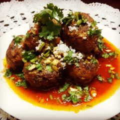 A picture of Badshai kofta.