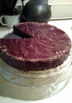A picture of Chocolate Hazelnut Gateau.