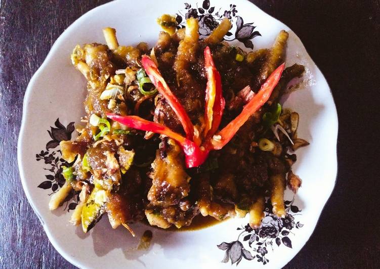 Resep: Ceker Mercon - Pedas Manis dan Empuk yang Enak