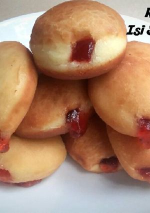Foto resep Roti Goreng Isi Selai Strawberry ala killer soft bread