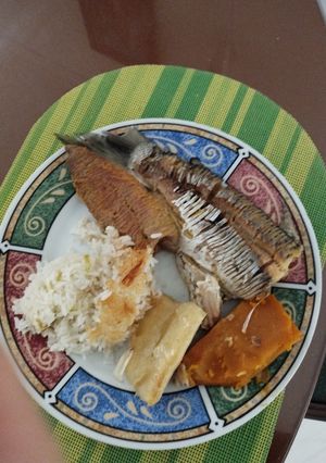 Una foto de Viuda de pescado y salpreso