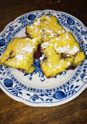 Kevert meggyes süti recept fotója