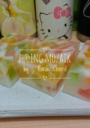 Foto resep Puding mozaik
