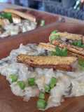 Tofu con champiñones