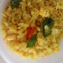 Corn poha A picture of Corn poha.