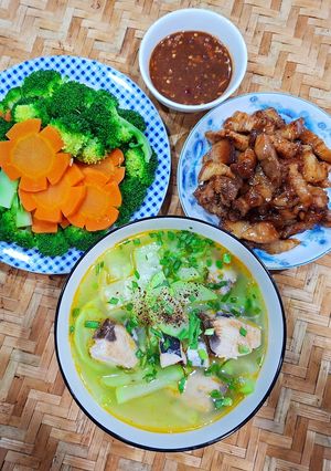 Hình của món Cơm nhà đơn giản mà ngon.