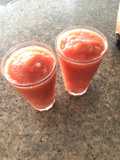 Batido o smoothie de papaya, limón y chía