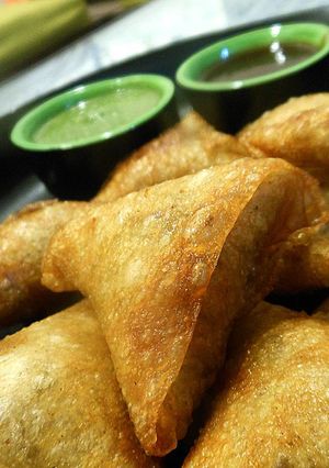 A picture of Veg Patti Samosa.