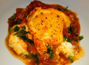 Una foto de Shakshuka  شكشوكة