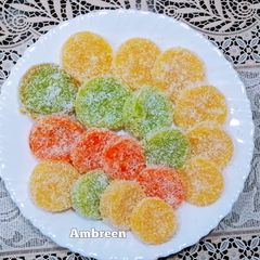 A picture of 3 Color Mango Jelly Delight Recipe.
