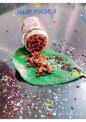 A picture of Paan masala.