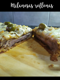 Una foto de Milanesas rellenas