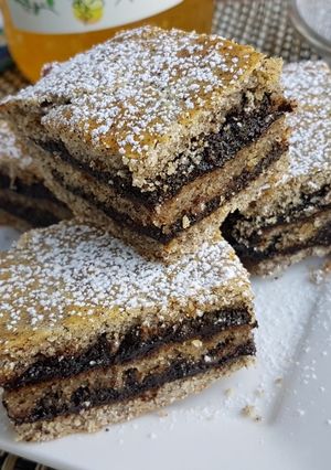 Mákos Mézes szelet recept fotója