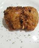 Pierna de pollo deshuesada al ajillo en Airfryer