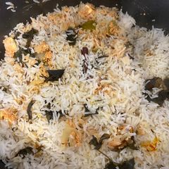 A picture of Paneer Dum Biryani.