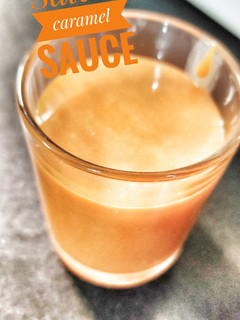 A picture of Salted caramel sauce..