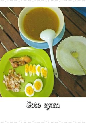 Foto resep Soto ayam instan sarapan #5