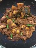 Rendang sapi kentang