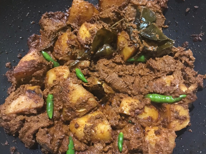 Anti Ribet, Membuat Rendang sapi kentang Istimewa