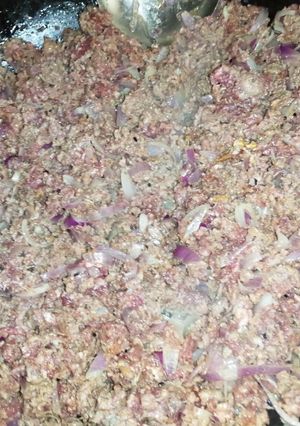 A picture of Samosa fillings.