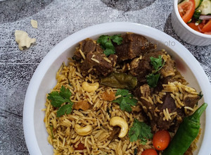 Gambar Nasi Briyani Kambing (India 🇮🇳)