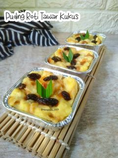 Foto resep Puding Roti Tawar Kukus
