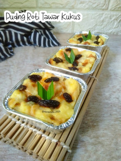 Foto resep Puding Roti Tawar Kukus