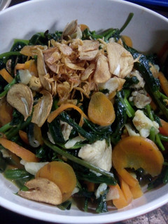 Foto resep 03.Ca kangkung bumbu oregano