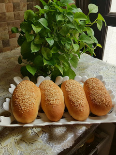 عکسی از دستور نان باگت خانگی