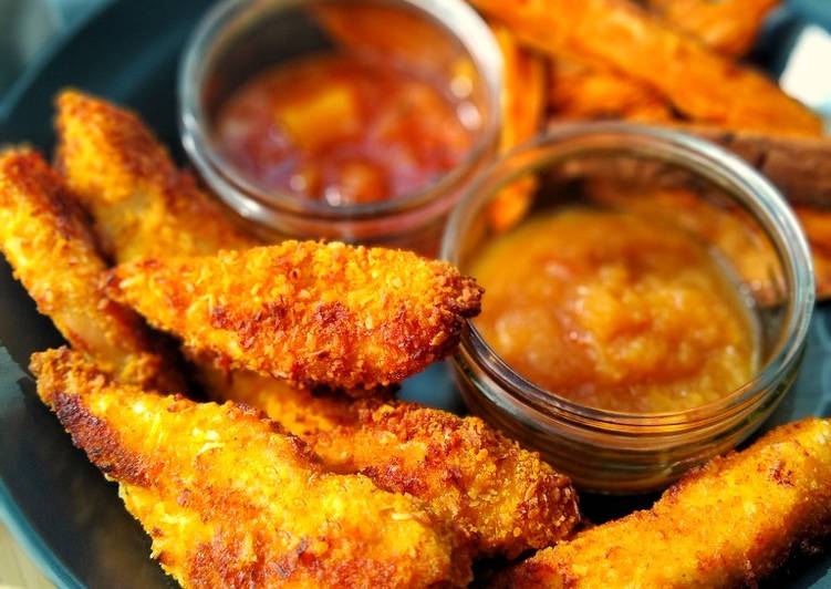My Kids Love Breaded Curried Coconut Chicken Gougons