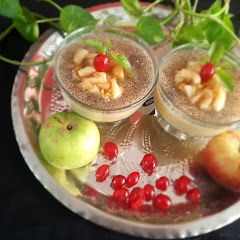 A picture of Apple pudding.