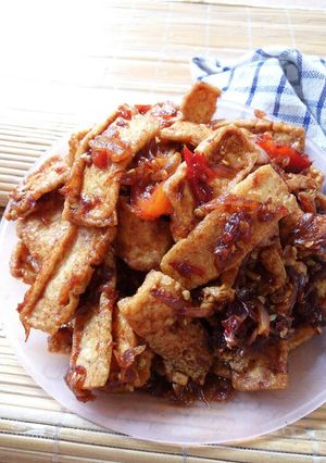 Foto resep Oseng Tahu Pedas Manis